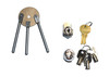 Replacement Lock Kit for Narcotic Cabinets