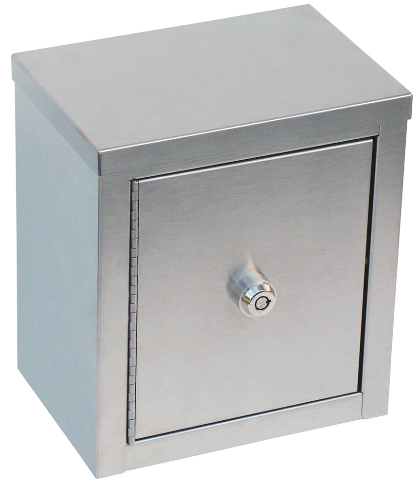 Mini Double Door Narcotic Cabinet (9”H X 8”W X5 5⁄8”D)