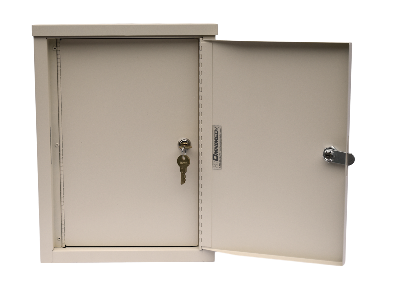 Economy Double Door Narcotic Cabinet (15”H X 11”W X 4”D)