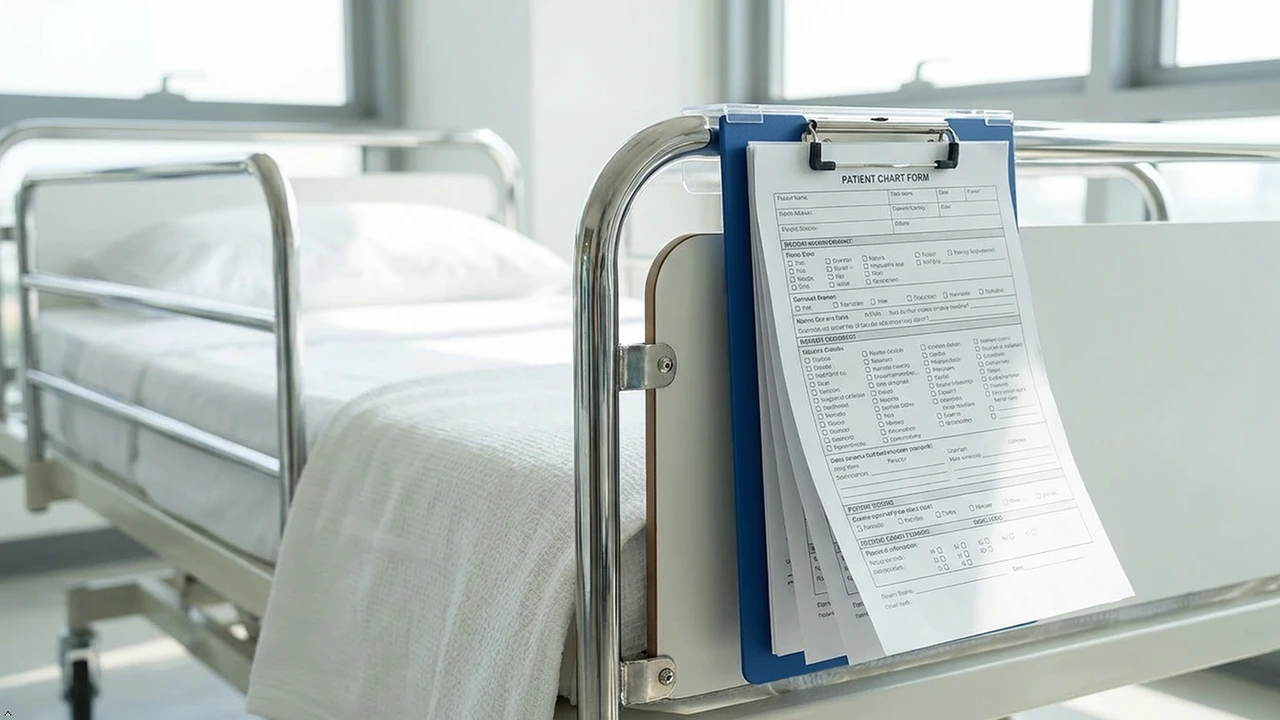 Over-the-Bed Poly Medical Clipboard