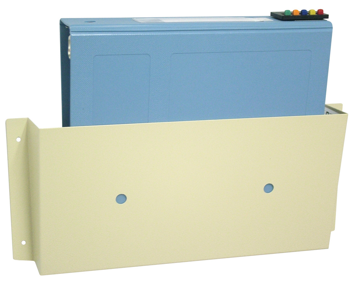 Aluminum & Beige Wall Storage Pockets - Omnimed