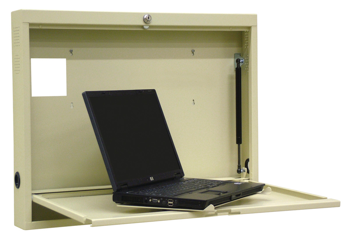 Turntable Laptop Wall Desk (291449) - Omnimed
