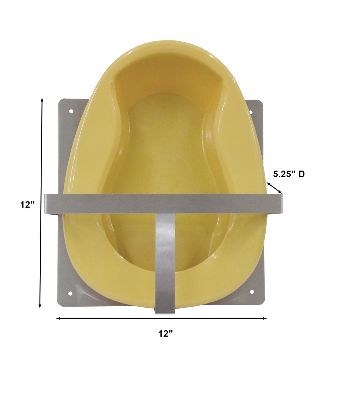 American made single bedpan storage rack dimensions