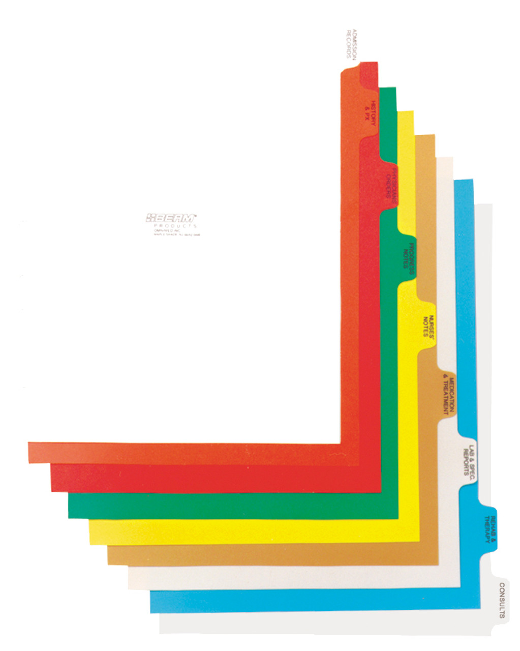 Plastic Medical Chart Dividers