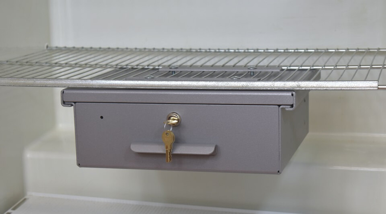 Omnimed 183035 Large Aluminum Refrigerator Lock Box with Keyed Alike Lock