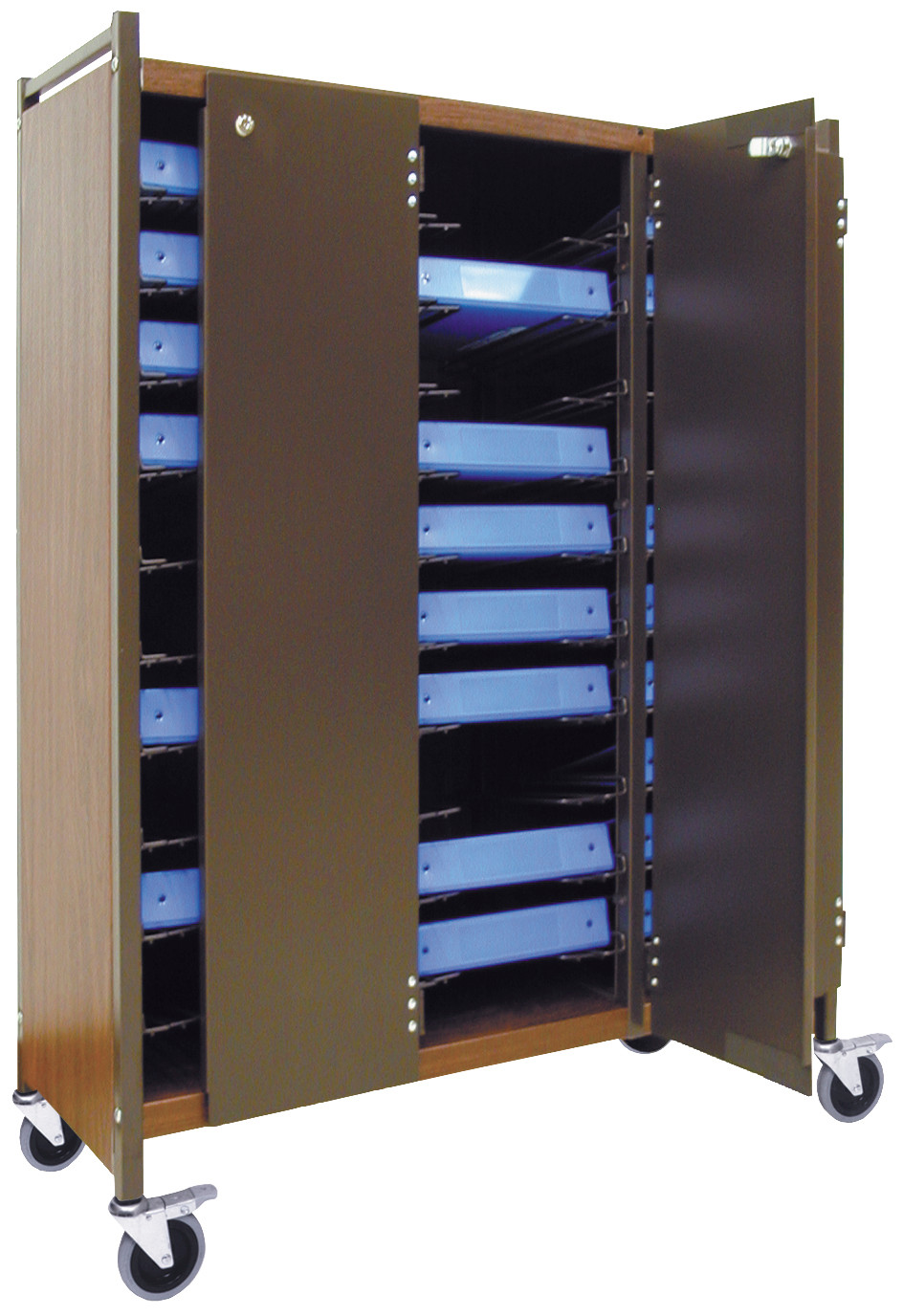 Privacy Rack Changer Horizontal Privacy Style Chart Rack W Locking Panels (8-60 Binder ...