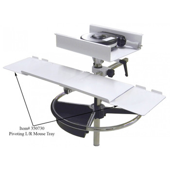 Optional Pivoting Left / Right Mouse Tray Optional Pivoting Left / Right Mouse Tray