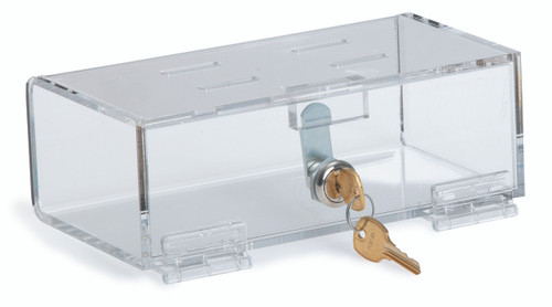 Clear Acrylic Refrigerator Lock Boxes (Multiple Size & Lock Options Available)