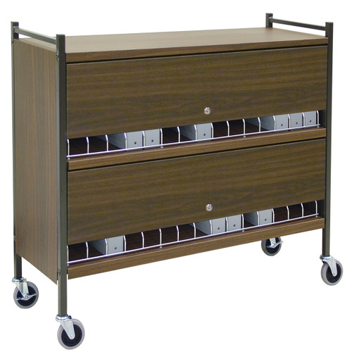 Cabinet Style Chart Rack (30-60 Binder Capacity) - Omnimed