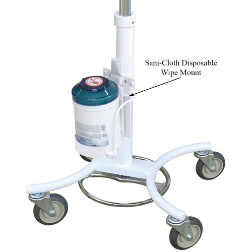 Optional Sani-Cloth Disposable Wipe Mount