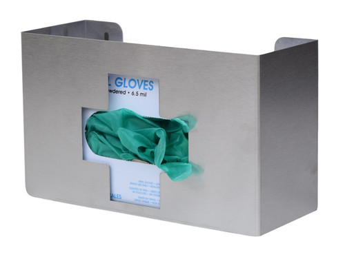 Single Medical Cross Stainless Steel Glove Box Holder