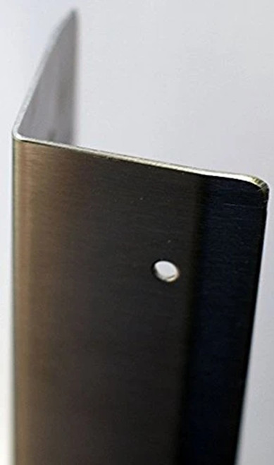 Stainless Steel Corner Guard (Includes 6 Screws for Mounting)