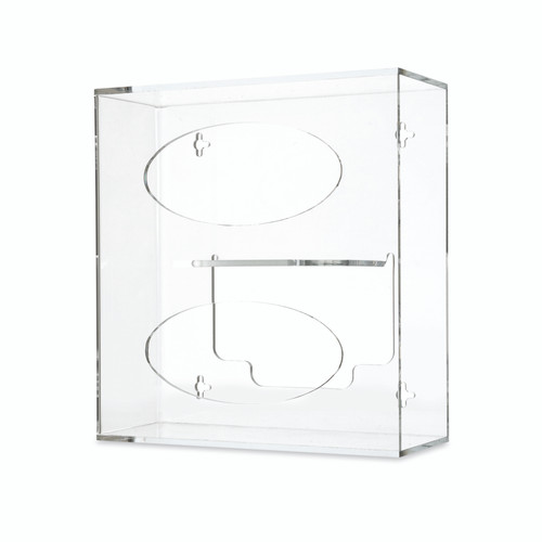 OmniMed 183005 Clear Acrylic Refrigerator Lock Box with Combination Lock