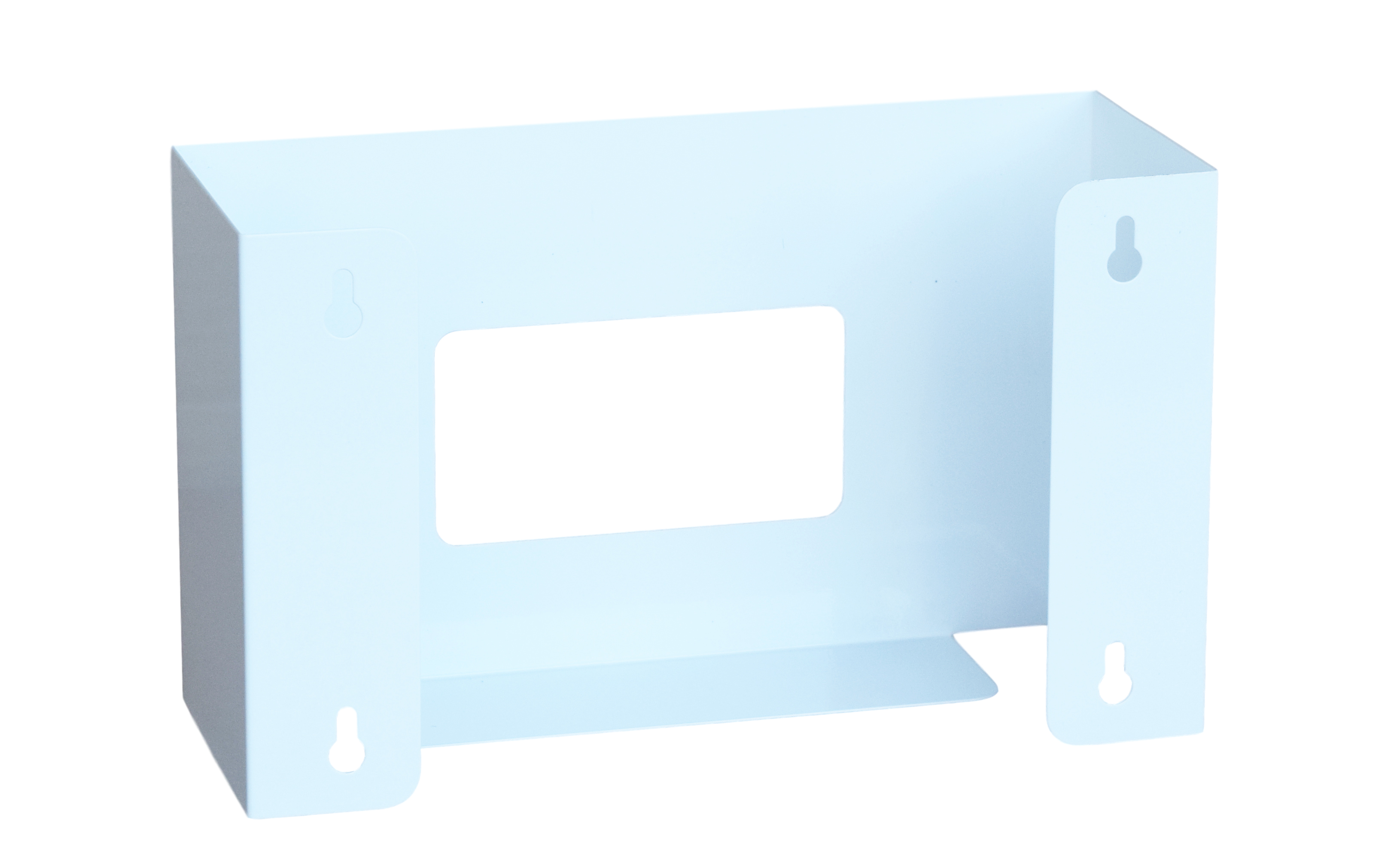 GLOVERALL  白 Powder Coated (White) Steel Glove Box Holders (Single,Double