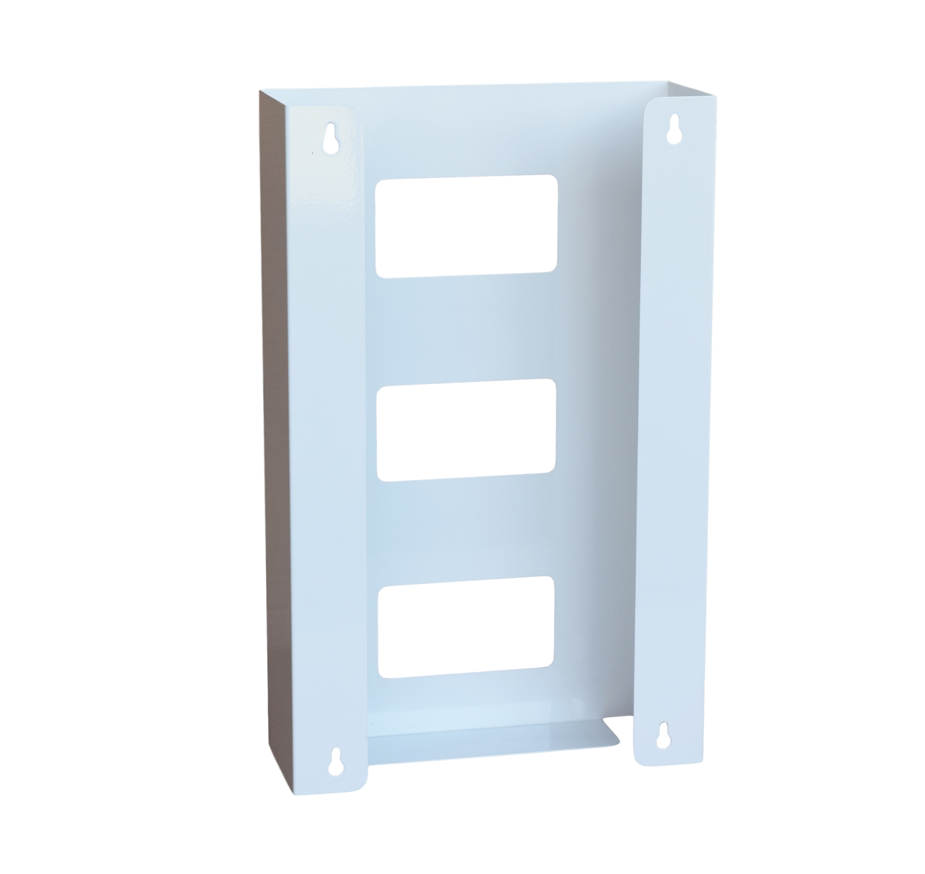 GLOVERALL  白 Powder Coated (White) Steel Glove Box Holders (Single,Double