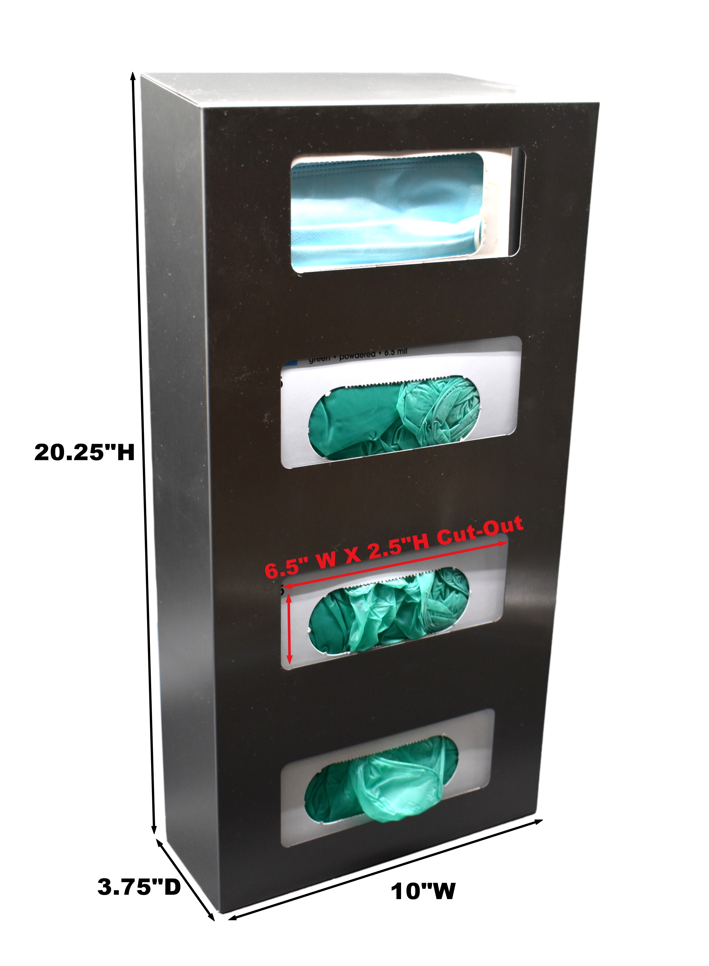 Dispenser Per Guanti GIMA 25430 - Per Scatole Da 100 Guanti | Aggancio A Parete - Foto 3