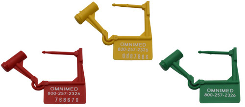 Safety Control Seals W Numbers 100 Pack (484107) - Omnimed
