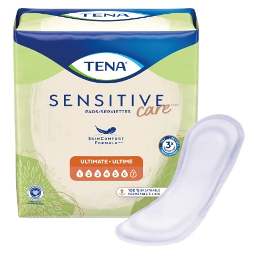 Bladder Control Pad TENA Sensitive Care Ultimate 16 Inch Length Heavy Absorbency Dry-Fast Core* One Size Fits Most (CS)