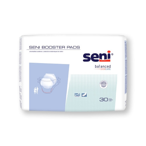 Booster Pad Seni 25 Inch Length Moderate Absorbency Super Absorbent Core One Size Fits Most (PK)