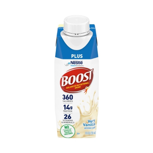 Oral Supplement Boost Plus? Very Vanilla Flavor Liquid 8 oz. Carton (EA)