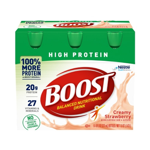 Oral Supplement Boost? High Protein Creamy Strawberry Flavor Liquid 8 oz. Bottle (EA)