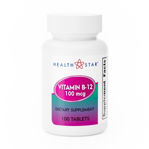 Vitamin Supplement Geri-Care? Vitamin B12 100 mcg Strength Tablet 100 per Bottle (CS)