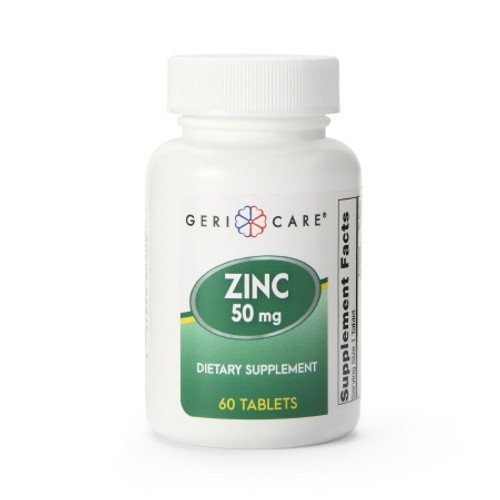 Mineral Supplement Geri-Care? Zinc Sulfate 50 mg Strength Tablet 60 per Bottle (BT)