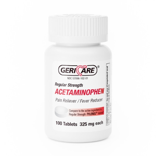 Pain Relief Geri-Care? 325 mg Strength Acetaminophen Tablet 100 per Bottle (BT)