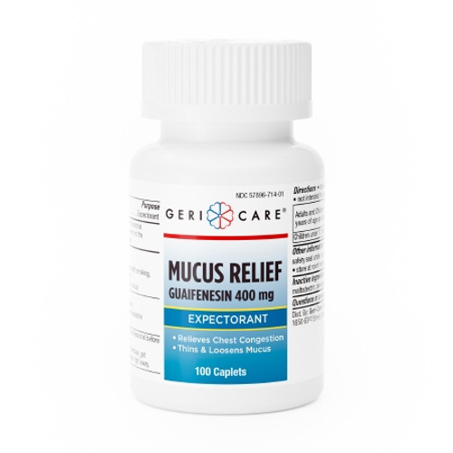 Cold and Cough Relief Geri-Care? 400 mg Strength Tablet 100 per Bottle (BT)