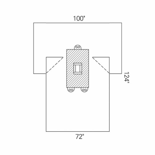 Abdominal Drape Laparotomy Drape 100 W X 72 W X 124 L Inch Sterile (CS)
