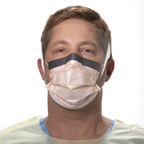 Procedure Mask with Eye Shield FluidShield Anti-fog Foam ASTM Level 3 Earloops One Size Fits Most (CS)