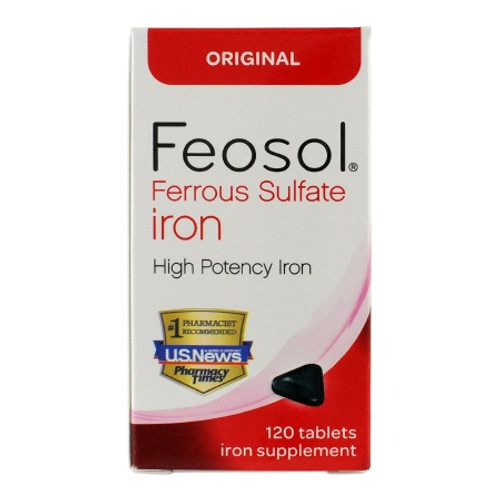 Mineral Supplement Feosol? Iron 65 mg Strength Tablet 120 per Bottle (BT)