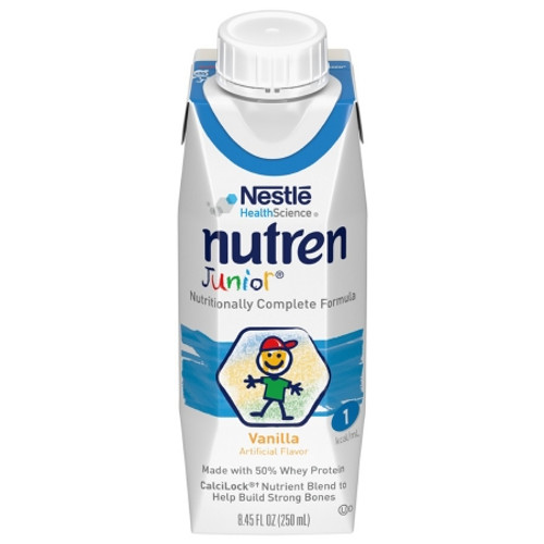 Pediatric Oral Supplement Nutren? Junior Vanilla Flavor 8.45 oz. Tetra Prisma? Liquid Whey Protein Lactose Intolerance (CS)