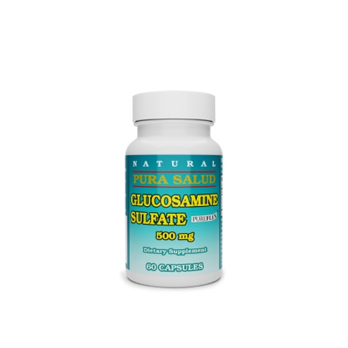 Joint Health Supplement Pura Salud* Glucosamine HCI 500 mg Strength Capsule 60 per Bottle (BT)