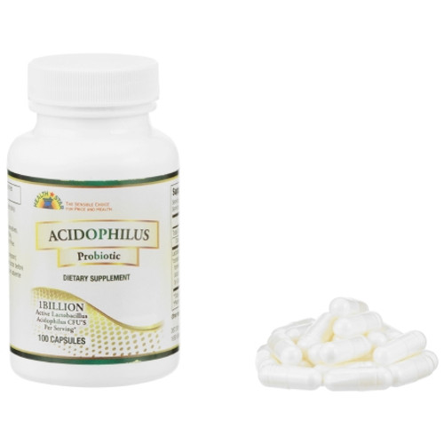 Probiotic Dietary Supplement HEALTHSTAR? 100 per Bottle Capsule (BT)