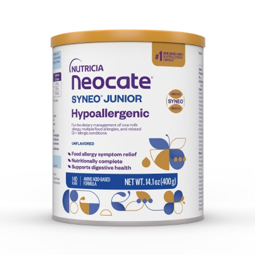 Pediatric Oral Supplement Neocate? Syneo? Junior Unflavored 14.1 oz. Can Powder Amino Acid Food Allergies (EA)