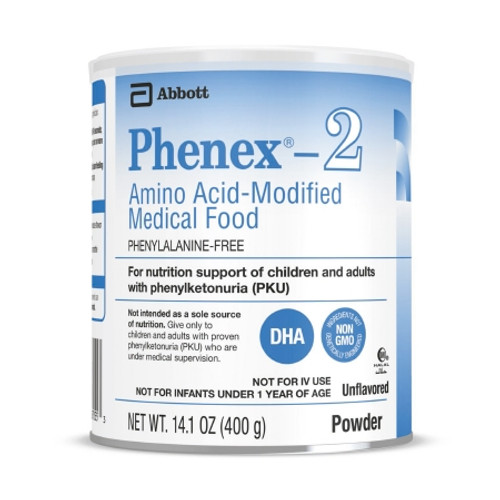 Oral Supplement Phenex?-2 Unflavored Powder 14.1 oz. Can (CS)