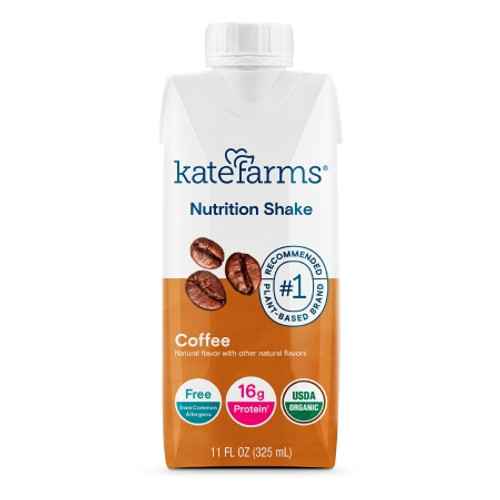 Oral Supplement Kate Farms Nutrition Shake Coffee Flavor Liquid 11 oz. Carton (EA)