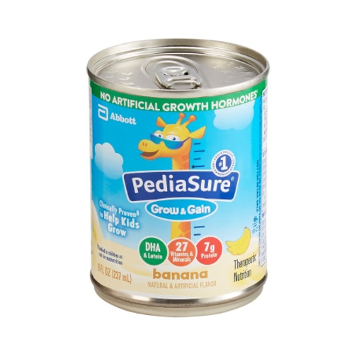 Pediatric Oral Supplement PediaSure? Grow  Gain Banana Flavor 8 oz. Can Liquid Calories (EA)