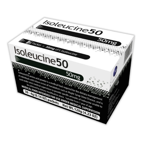 Oral Supplement Isoleucine50 Unflavored Powder 4 Gram Individual Packet (EA)