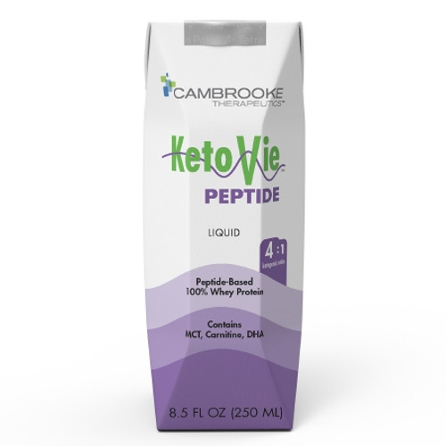Oral Supplement KetoVie? Peptide 4:1 Unflavored Liquid 8.5 oz. Carton (EA)