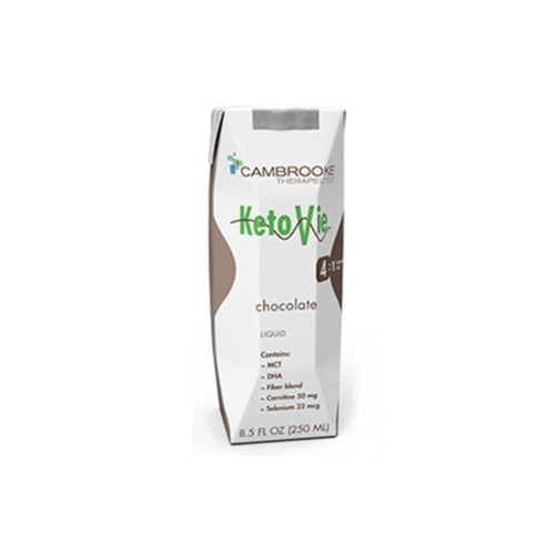Oral Supplement KetoVie? 4:1 Chocolate Flavor Liquid 8.5 oz. Carton (CS)