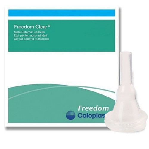 Male External Catheter Freedom Cath? Self-Adhesive Strip Latex Small (CS)