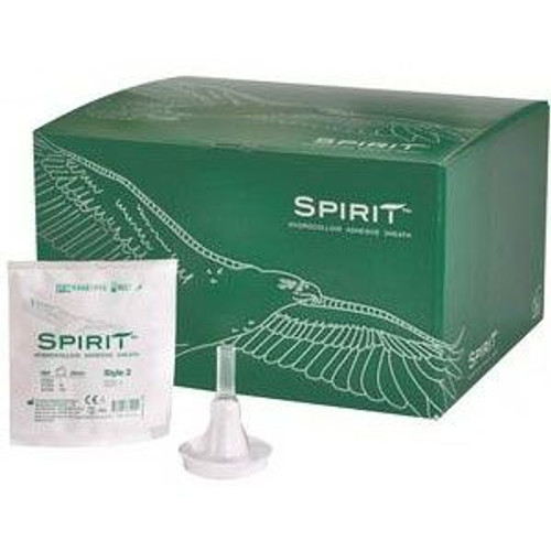 Male External Catheter Spirit*1 Self-Adhesive Seal Hydrocolloid Silicone Small (CS)