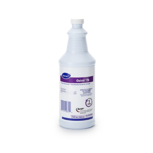 Surface Disinfectant Cleaner Diversey* Oxivir? Tb Peroxide Based Manual Pour Liquid 32 oz. Bottle Cherry Almond Scent NonSterile (EA)