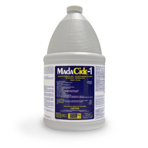 Surface Disinfectant Cleaner MadaCide-1? Broad Spectrum Manual Pour Liquid 1 gal. Jug Scented NonSterile (CS)