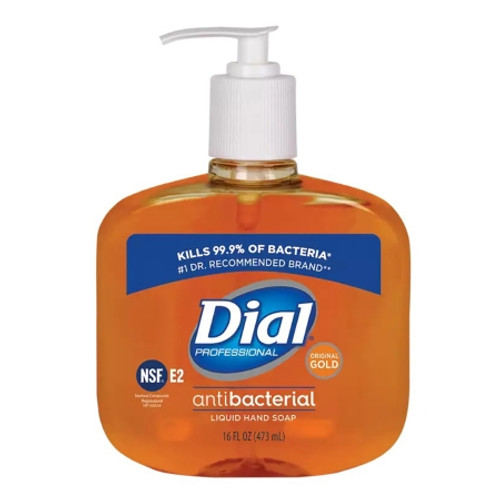 Antimicrobial Soap Dial? Gold Liquid 16 oz. Pump Bottle Scented (EA)