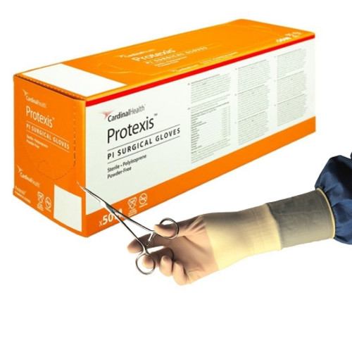 Surgical Glove Protexis* PI Size 6 Sterile Polyisoprene Standard Cuff Length Smooth Ivory Chemo Tested (PR)