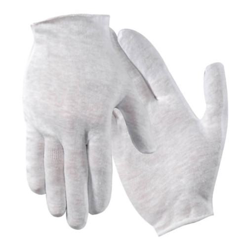 Glove Liner Full-Finger Cotton White Women's (DZ)