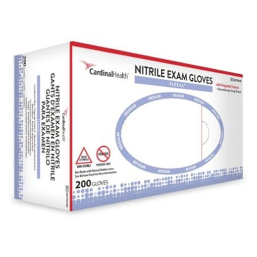 Exam Glove FLEXAL* Nitrile Small NonSterile Nitrile Standard Cuff Length Textured Fingertips Blue Chemo Tested (BX)